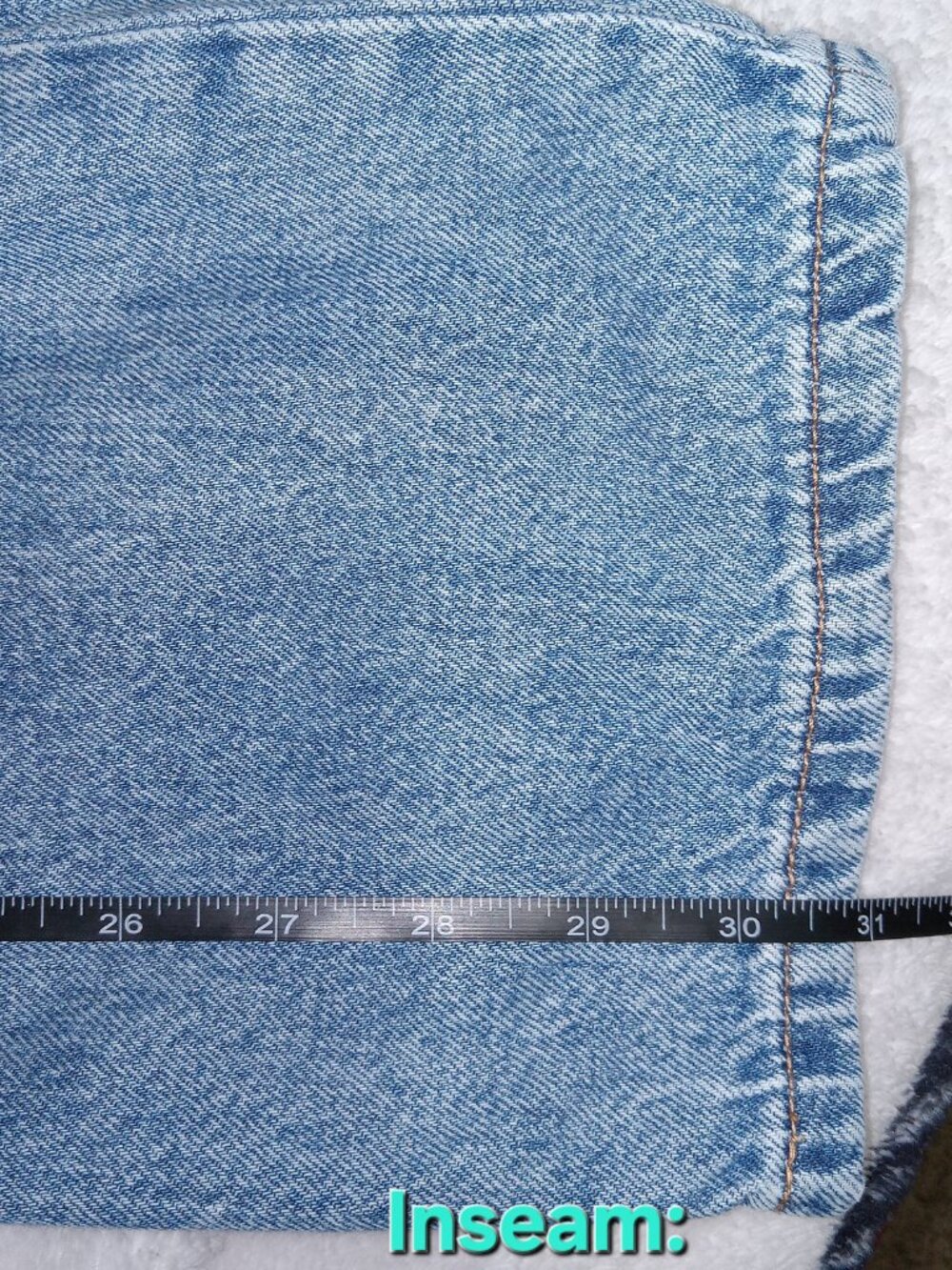 AEROPOSTALE 90s Baggy Jeans Women’s Size 10 Super High Rise Light Wash Denim - Picture 12 of 12
